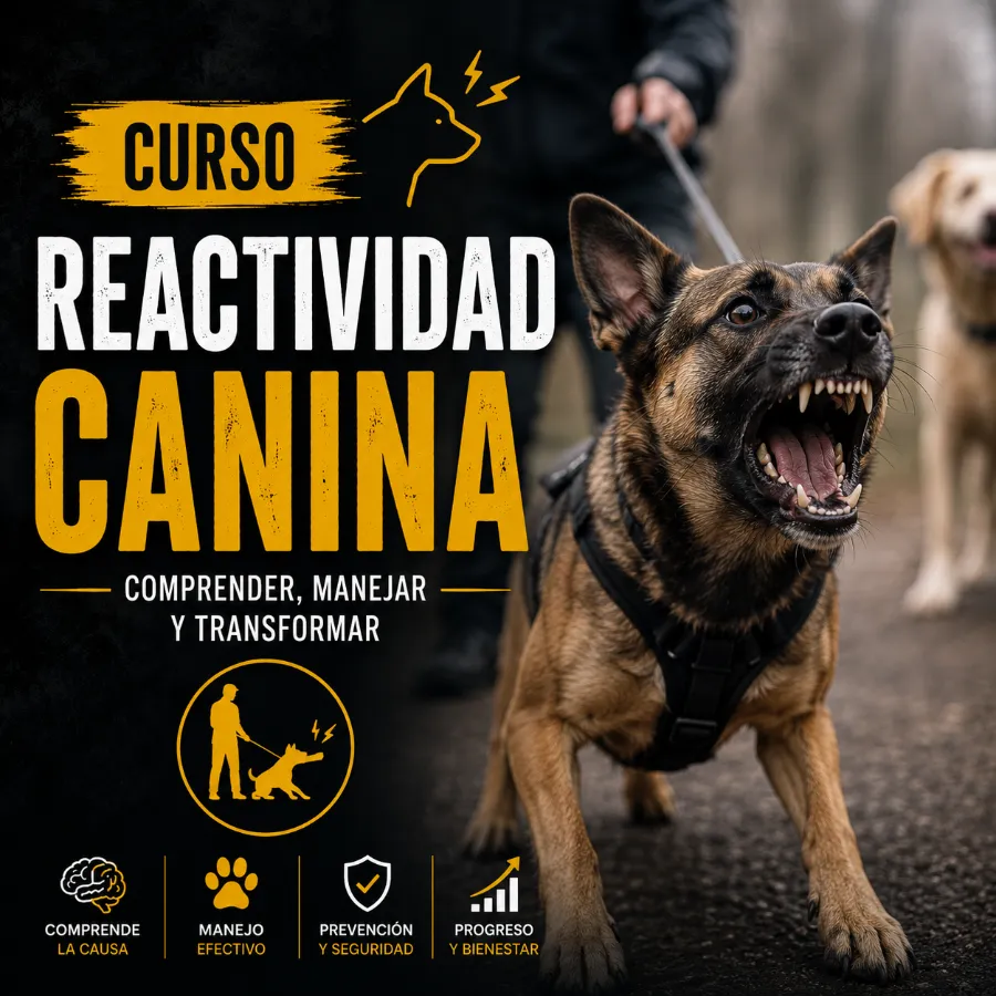Curso online de reactividad canina